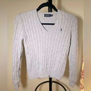 KNIT POLO SWEATER SHIRT